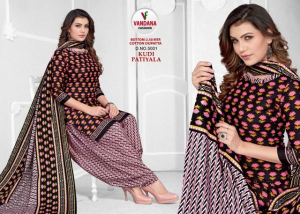 Vandana Kudi Patiyala Vol-5 Cotton Designer Exclusive Dress Material